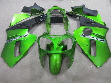 00-01 Green ZX12R Motorcycle Fairings