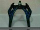 00-02 Black with Blue Flame ZX6R Motorcycle Fairings 00-02 Black with Blue Flame ZX6R Motorcycle Fairings