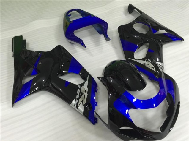 00-02 Blue Black GSXR 1000 Motorcycle Fairings 00-02 Blue Black GSXR 1000 Motorcycle Fairings