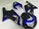 00-02 Blue Black GSXR 1000 Motorcycle Fairings 00-02 Blue Black GSXR 1000 Motorcycle Fairings