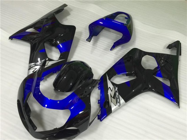 00-02 Blue Black GSXR 1000 Motorcycle Fairings 00-02 Blue Black GSXR 1000 Motorcycle Fairings