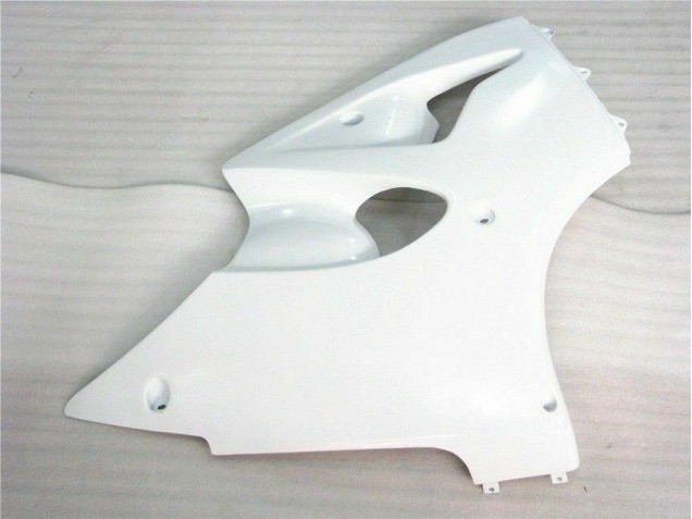00-02 Glossy White ZX6R Motorcycle Fairings 00-02 Glossy White ZX6R Motorcycle Fairings