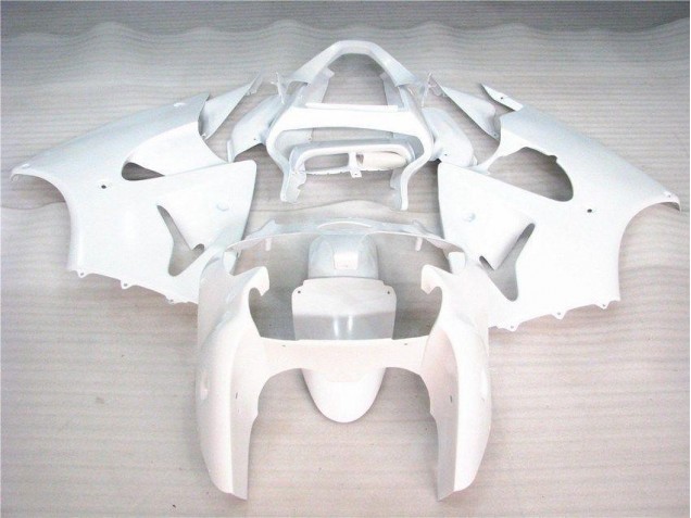 00-02 Glossy White ZX6R Motorcycle Fairings 00-02 Glossy White ZX6R Motorcycle Fairings