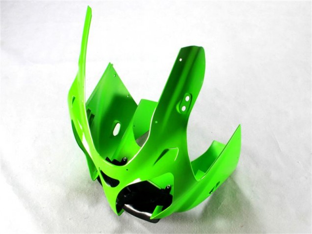 00-02 Green Black White ZX6R Motorcycle Fairings 00-02 Green Black White ZX6R Motorcycle Fairings