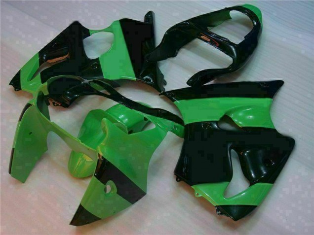 00-02 Green Black ZX6R Motorcycle Bodywork