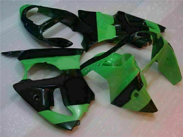00-02 Green Black ZX6R Motorcycle Bodywork