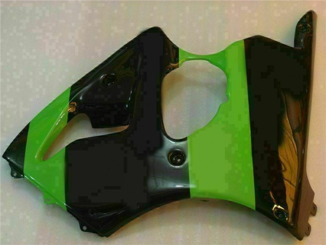 00-02 Green Black ZX6R Motorcycle Bodywork