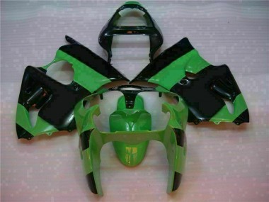 00-02 Green Black ZX6R Motorcycle Bodywork