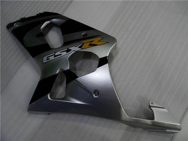 00-02 Silver Black GSXR 1000 Motorcycle Fairings 00-02 Silver Black GSXR 1000 Motorcycle Fairings