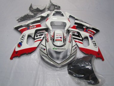 00-02 White Red Rizoma Playboy GSXR 1000 Motorcycle Fairings
