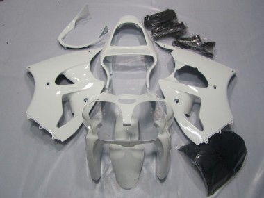 00-02 White ZX6R Motorcycle Fairing