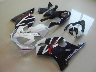 01-03 Black White F Sport CBR600 F4i Motorcycle Fairings