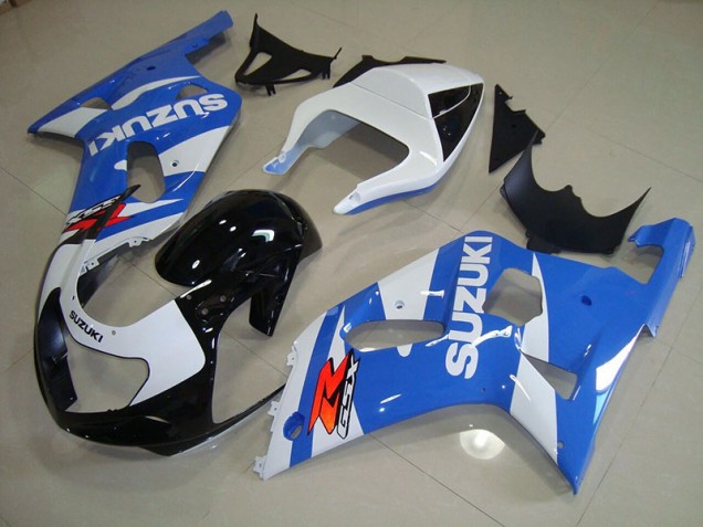 01-03 Blue White GSXR 750 Motorcycle Bodywork 01-03 Blue White GSXR 750 Motorcycle Bodywork