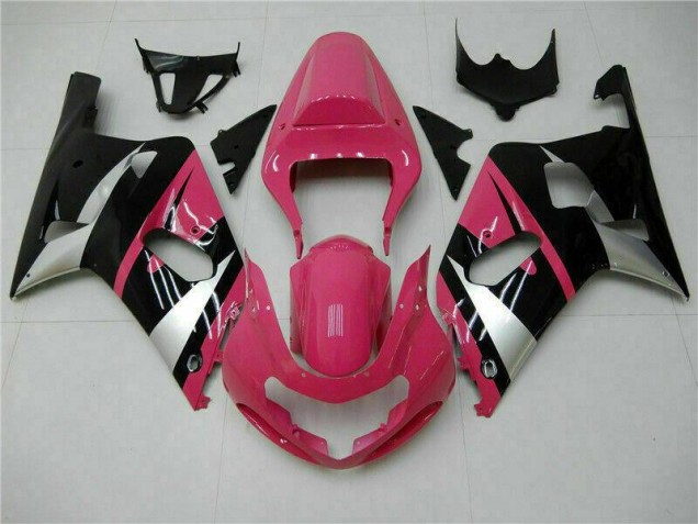 01-03 Pink GSXR 600/750 Motorcycle Fairings 01-03 Pink GSXR 600/750 Motorcycle Fairings