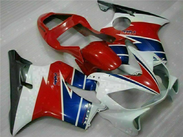 01-03 Red White Blue CBR600 F4i Motorcycle Fairings
