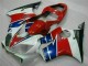 01-03 Red White Blue CBR600 F4i Motorcycle Fairings
