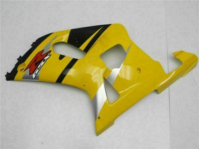 01-03 Yellow GSXR 600/750 Motorcycle Fairings 01-03 Yellow GSXR 600/750 Motorcycle Fairings