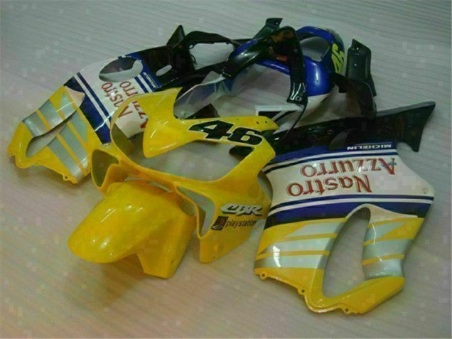 01-03 Yellow Silver Nastro Azzurro CBR600 F4i Motorcycle Fairings
