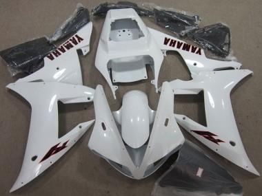 02-03 White Black YZF R1 Motorcycle Fairings