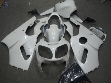02-06 White ZX12R Motorcycle Fairings