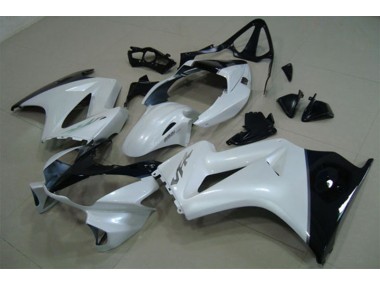 02-13 White Black VFR800 Motorcycle Fairings
