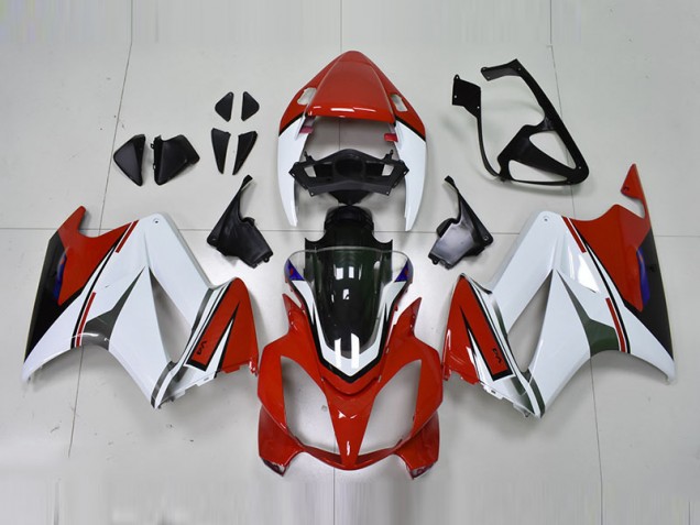 02-13 White Red VFR800 Motorcycle Fairings 02-13 White Red VFR800 Motorcycle Fairings