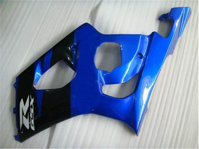 03-04 Black Blue GSXR 1000 Motorcycle Fairing 03-04 Black Blue GSXR 1000 Motorcycle Fairing
