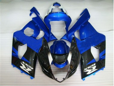 03-04 Black Blue GSXR 1000 Motorcycle Fairing