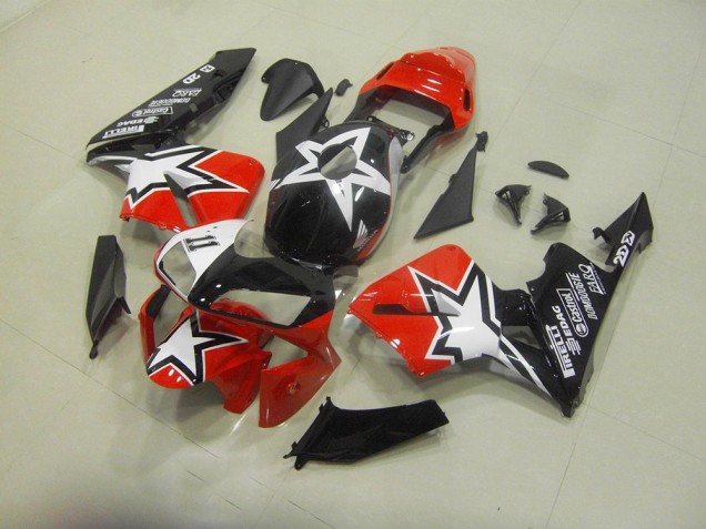 03-04 Black Red CBR600RR Motorcycle Bodywork