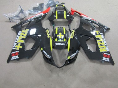 03-04 Black Rizla GSXR 1000 Motorcycle Fairings