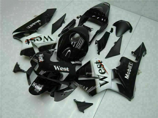 03-04 Black West CBR600RR Motorcycle Fairings