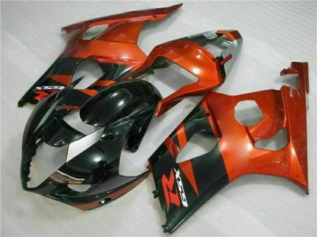 03-04 Brown Black GSXR 1000 Motorcycle Fairings 03-04 Brown Black GSXR 1000 Motorcycle Fairings