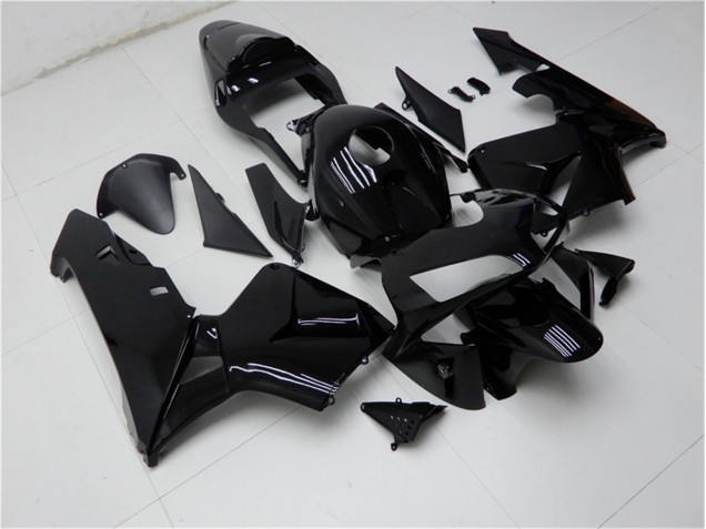 03-04 Glossy Black CBR600RR Motorcycle Fairing 03-04 Glossy Black CBR600RR Motorcycle Fairing