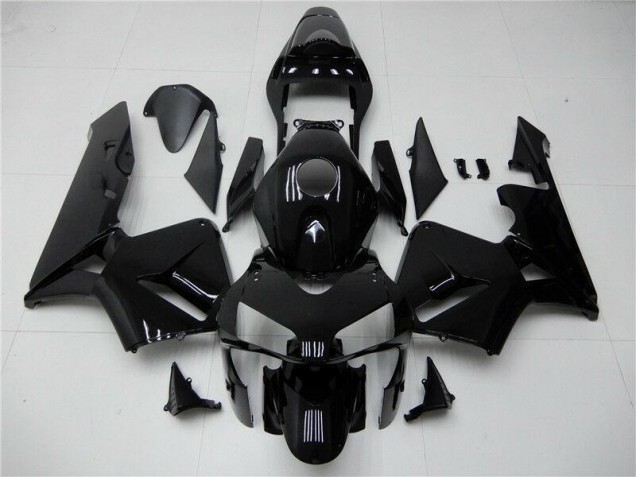 03-04 Glossy Black CBR600RR Motorcycle Fairing 03-04 Glossy Black CBR600RR Motorcycle Fairing