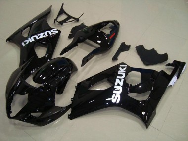 03-04 Glossy Black GSXR 1000 Motorcycle Fairings