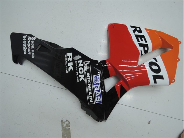 03-04 Orange Red Black Repsol CBR600RR Motorcycle Fairings