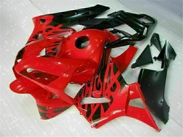 03-04 Red Black CBR600RR Full Motorcycle Fairing Kits 03-04 Red Black CBR600RR Full Motorcycle Fairing Kits