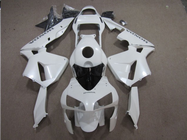 03-04 White CBR600RR Full Motorcycle Fairing Kits