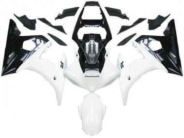 03-05 Black White YZF R6 Motorcycle Fairings