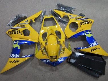 03-05 Yellow Motul YZF R6 Motorcycle Fairings
