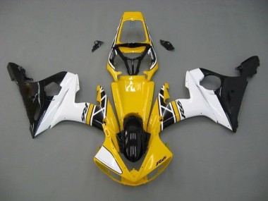 03-05 Yellow White Black YZF R6 Motorcycle Fairings