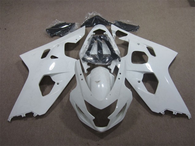 04-05 White GSXR 600 Motorcycle Fairings 04-05 White GSXR 600 Motorcycle Fairings