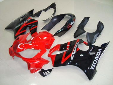 04-07 Black Red CBR600 F4i Motorcycle Fairing
