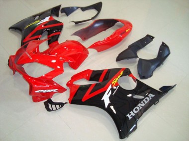 04-07 Black Red CBR600 F4i Motorcycle Fairings