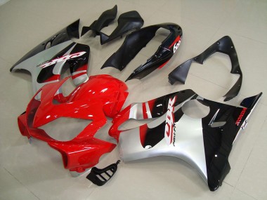 04-07 Black Red Silver CBR600 F4i Motorcycle Fairings
