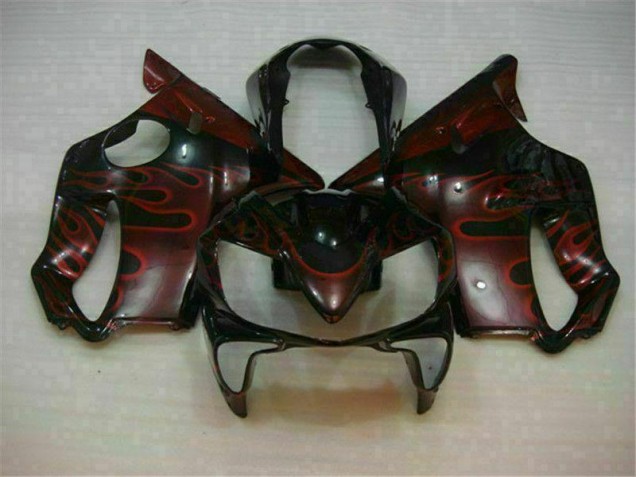 04-07 Red Flame CBR600 F4i Motorcycle Fairings 04-07 Red Flame CBR600 F4i Motorcycle Fairings