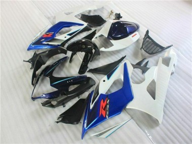 05-06 Black Blue White GSXR 1000 Motorcycle Fairings