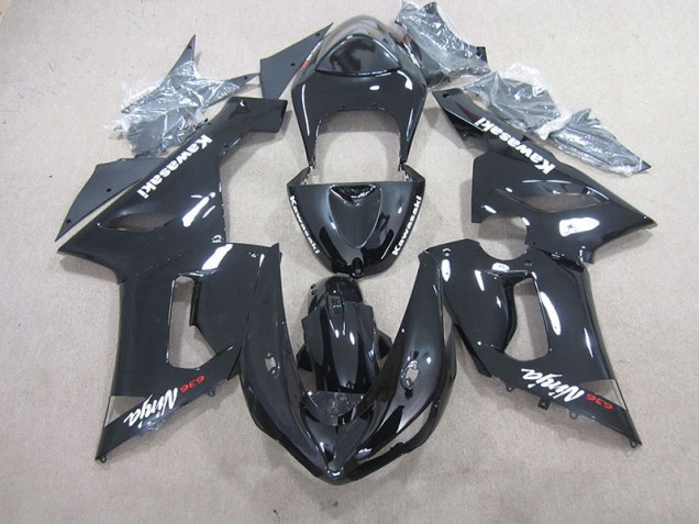 05-06 Black Ninja 636 ZX6R Motorcycle Fairing 05-06 Black Ninja 636 ZX6R Motorcycle Fairing