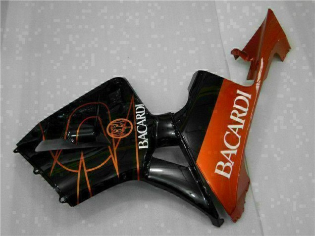 05-06 Black Orange BACARDI CBR600RR Motorcycle Fairings 05-06 Black Orange BACARDI CBR600RR Motorcycle Fairings