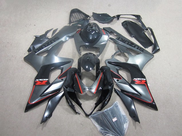05-06 Black Red GSXR 1000 Motorcycle Fairing 05-06 Black Red GSXR 1000 Motorcycle Fairing